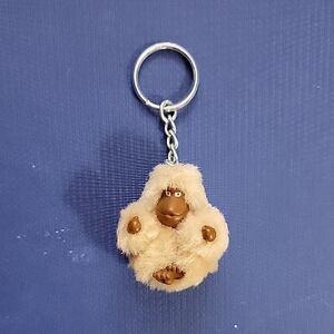 Kipling Collectible Bag Charm Tan Mini Monkey Rylee Keychain